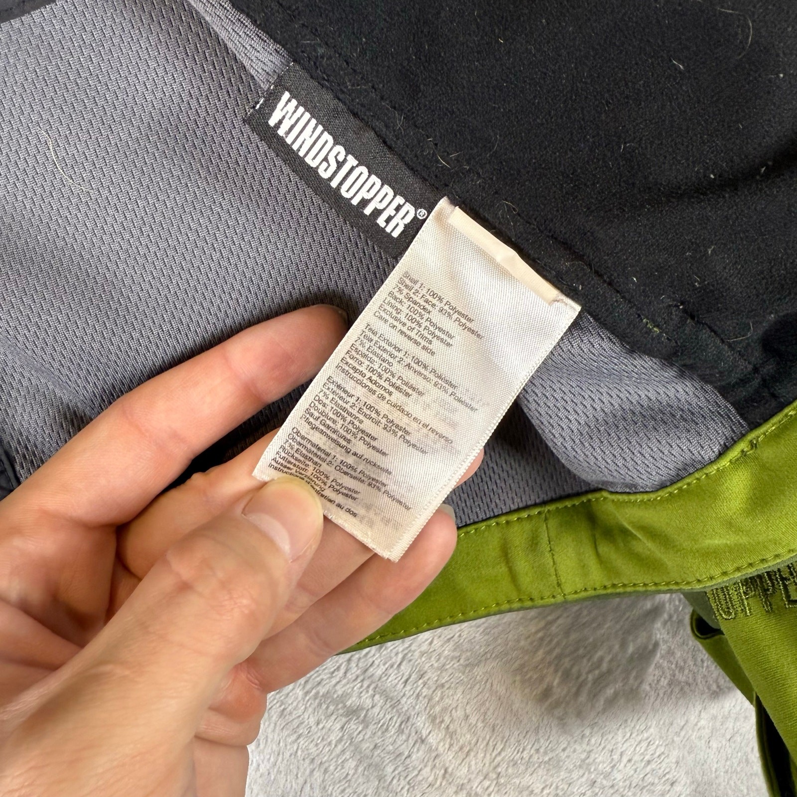 Marmot gorpcore jacket soft shell windstopper gre… - image 5