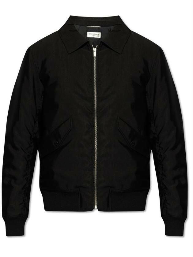 Giacca Bomber Saint Laurent Nero 133033053