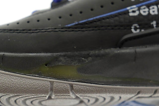 NIKE OFF WHITE Air Jordan 2 Low  and Varsity Royal DJ4375 004 26.5  Blue A thumbnail 7