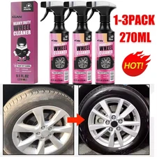 1-3Pack 270ml Powerful Wheel Cleaner Repair Polishing Car Rim Tire Cleaning Kit