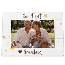 NJKRY Dog Grandparent Picture Frames, Dog Lovers Gifts for Women DogGrandma G...