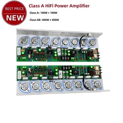2x100W Metal Encapsulated Transistor Class A HiFi Power Amplifier Board YH-100W 
