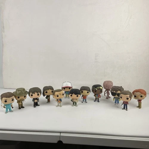 Stranger Things 13 Lot Loose Funko Pop Eleven, Mikey, Steve, Dustin, Lucas, Ect