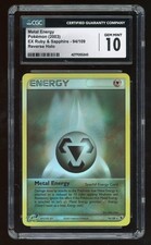 metal energy pokemon card value pokemon Neo Genesis Metal Energy 1st Edition Holofoil / Near Mint
