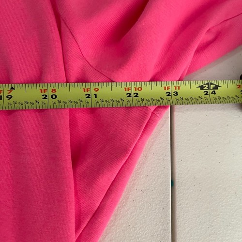 Lane Bryant Bluse Damen 18/20 Neon Pink Langarm T-Shirt Oberteil Neu mit Etikett - Bild 11 von 11