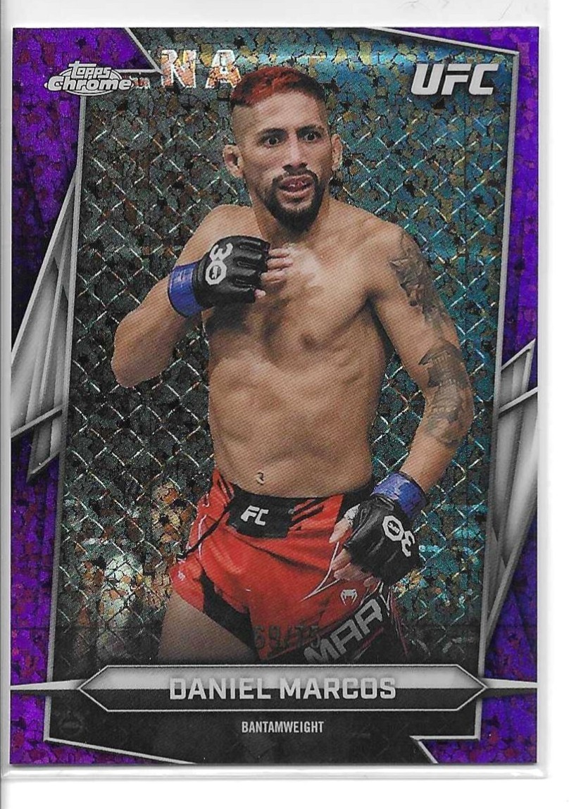 2026 Topps chrome UFC Daniel Marcos purple 69/75 #43
