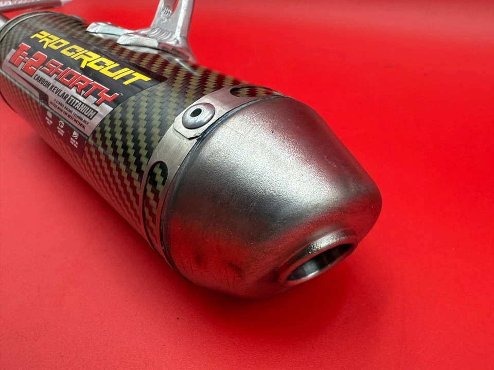 Silenciador de tubo de escape 2002-2007 Honda CR125R Pro Circuit Ti-2 titânio aço inoxidável - Imagem 3 de 4