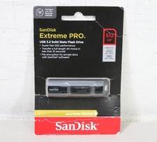 SanDisk 512GB Extreme Pro USB 3.2 Solid State USB Flash Drive - BRAND NEW!