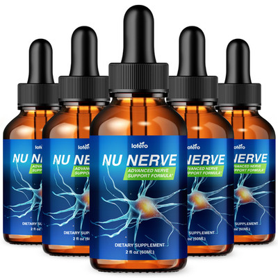 (5Pack) Nu Nerve Drops NuNerve Pain Relief Liquid Health Supplement Gotas (10oz)