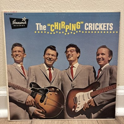 VG+ 1957 The Crickets- The ''Chirping'' Crickets- BL 54038 Mono Buddy Holly LP