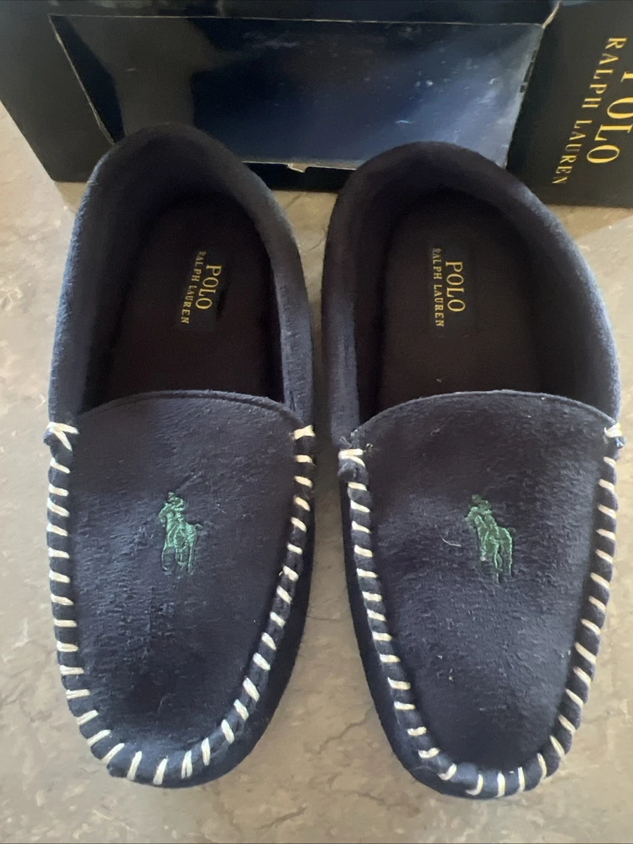 Polo Ralph Lauren Moccasin Blue Slippers for Men for sale | eBay