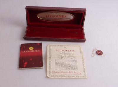 Vintage Longines Watch Box   Red Velvet Interior    World s Most Honored Watch 