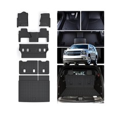 Floor Mats for Tahoe Yukon 7seat Not XL 2015-2020 C...