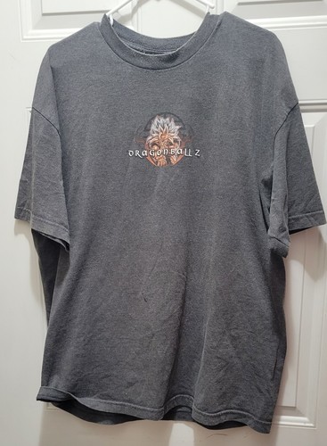 Vintage 2002 Dragon Ball Z Super Buu SSJ 3 Goku T-Shirt Double Sided Anime XL - Picture 2 of 8