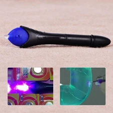 New Black Super Power 5 Second Fix UV Light Repair Tool Glue Plastic Welding