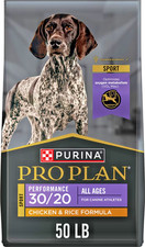 Purina Pro Plan Sport Performance 30/20 Formula All Life Stages Dog Dry Food...