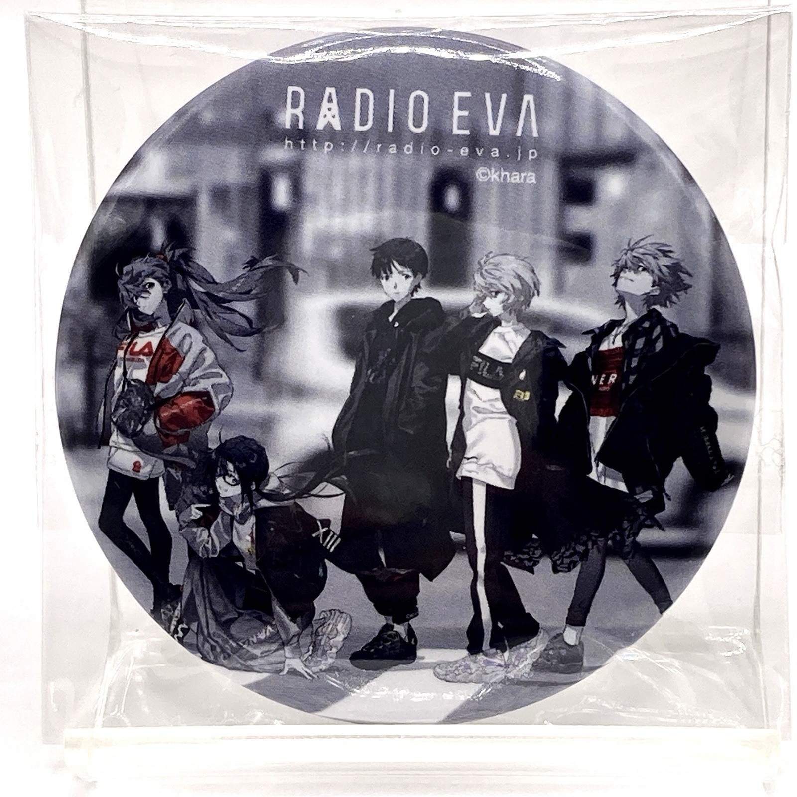 Evangelion Radio Eva Asuka Rei Shinji Can Insignia Botón Insignia...