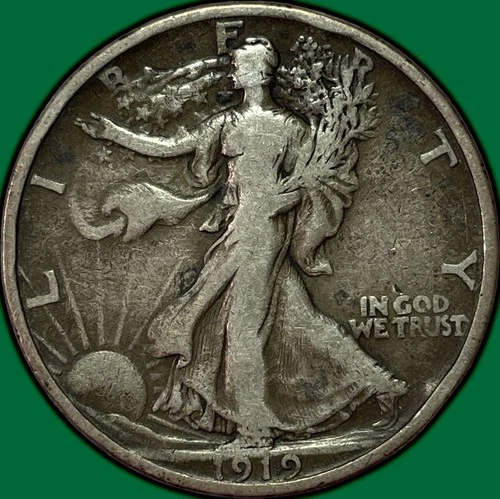 1919 Walking Liberty Half Dollar Near Very Fine VF/F++ Coin #36696