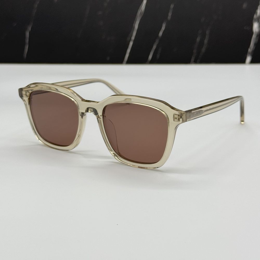 NUOVI OCCHIALI DA SOLE SAINT LAURENT SL457 004 UNISEX MARRONI QUADRATI OCCHIALE SL 457 004