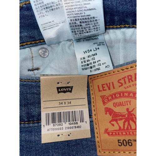 Levi's Herren 34x34 Comfort Fit Straight Jeans 506 - On The Shore Neu - Bild 4 von 10
