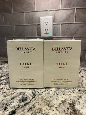 BellaVita Luxury G.O.A.T. Man Eau de Parfum Spray 100ml 2 PACK