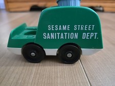 Vintage Fisher Price Little People Sesame Street OSCAR THE GROUCH Garbage Truck