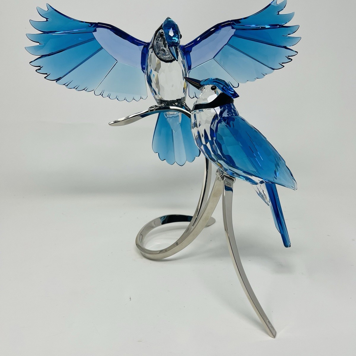 Swarovski Crystal Blue Jay Kingfisher Blue Bird Figurine 1176149