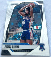 2024-25 Panini Prizm Basketball Julius Erving Philadelphia 76ers base card #292
