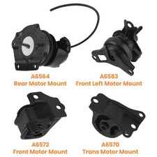 Engine Transmission Motor Mount 4pcs Set For Honda Accord 2.3l 1998-2002 8801