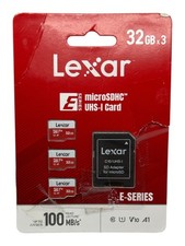 Lexar 32GB microSD Card 3 Pack UHS-I Class 10
