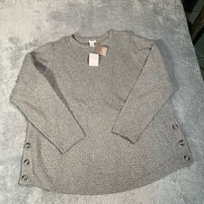 NWT J. Jill Gray Women's Sweater large