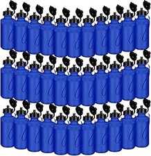 72 Pcs Sports Water Bottles Bulk for Team 20 oz Squeeze Reusable Plastic Water B