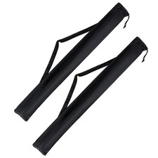 2PCS Billiard Cue Stick Carrying Case, Snooker Storage Bag, 35 Inch Black Poo...