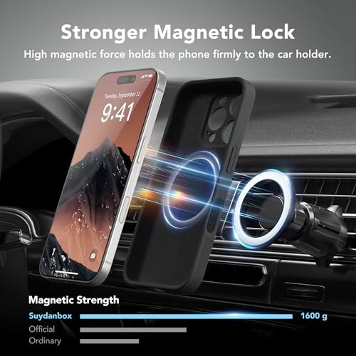 Magnetic for iPhone 16 Pro Case, Compatible with MagSafe, [Full Camera Black - Bild 4 von 7