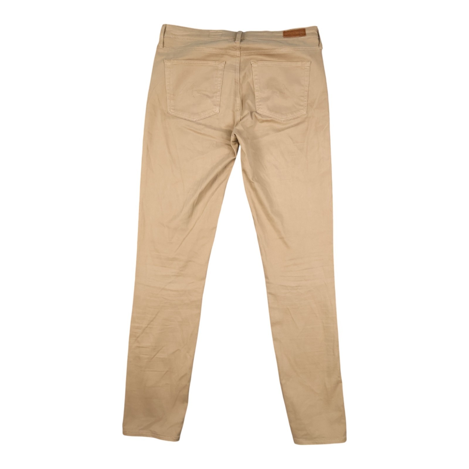 Adriano Goldschmied Jeans Womens 28 beige Moleskin Mid Rise Cigarette Size 28x30 thumbnail 7