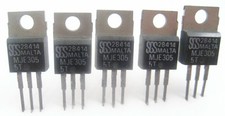 MJE3055T: SGS Thompson: NPN 60V 10A 75W GP Amp/Sw: TO-220 Case: Lot of 5