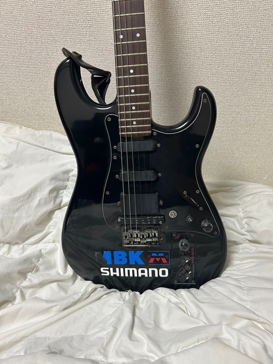 ギター 1987 CASIO MG 510 MIDI Guitar Fujigen Casio MG-510 Black Electric Guitar MIDI Controller Rare