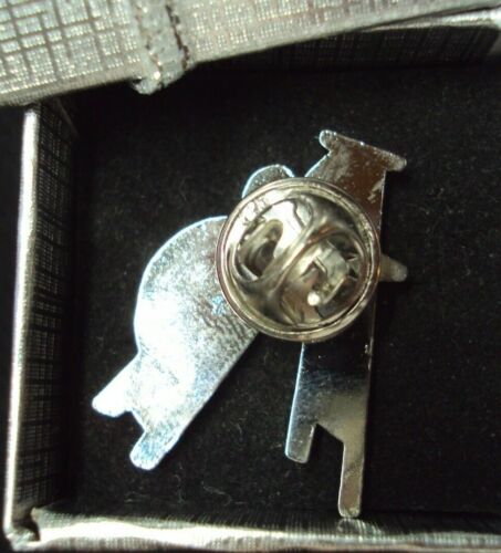 Vintage Estate Jewelry ~ Spilla smaltata tono argento TARTARUGA CHE SI ARRAMPICA UNA SCALA - Foto 3 di 3