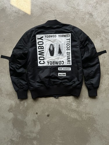 Helmut Lang X Travis Scott Cowboy Nylon Bomber Jacket - Picture 2 of 12