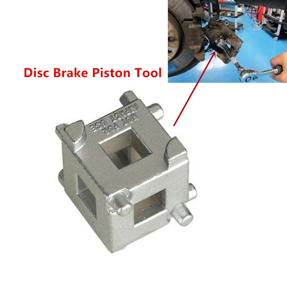 Car Rear Disc Brake Caliper Piston Rewind/Wind Back Cube Tool 3/8" Square Drive - Изображение 3 из 4