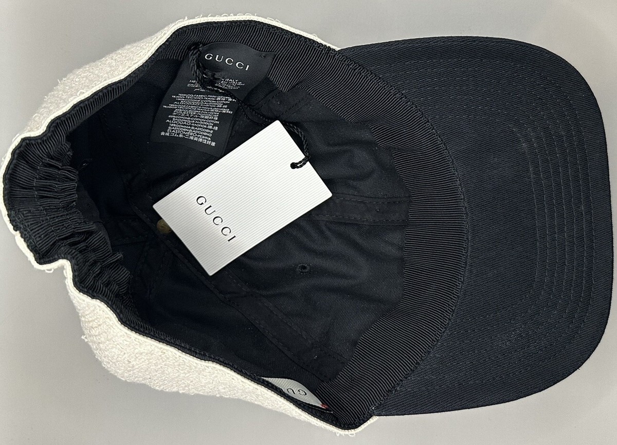 Gucci★素敵！Gabardina Black Baseball Cap w/Gucci Headband GUCCI Gabardine Gucci Headband Baseball Hat M Black 1563258