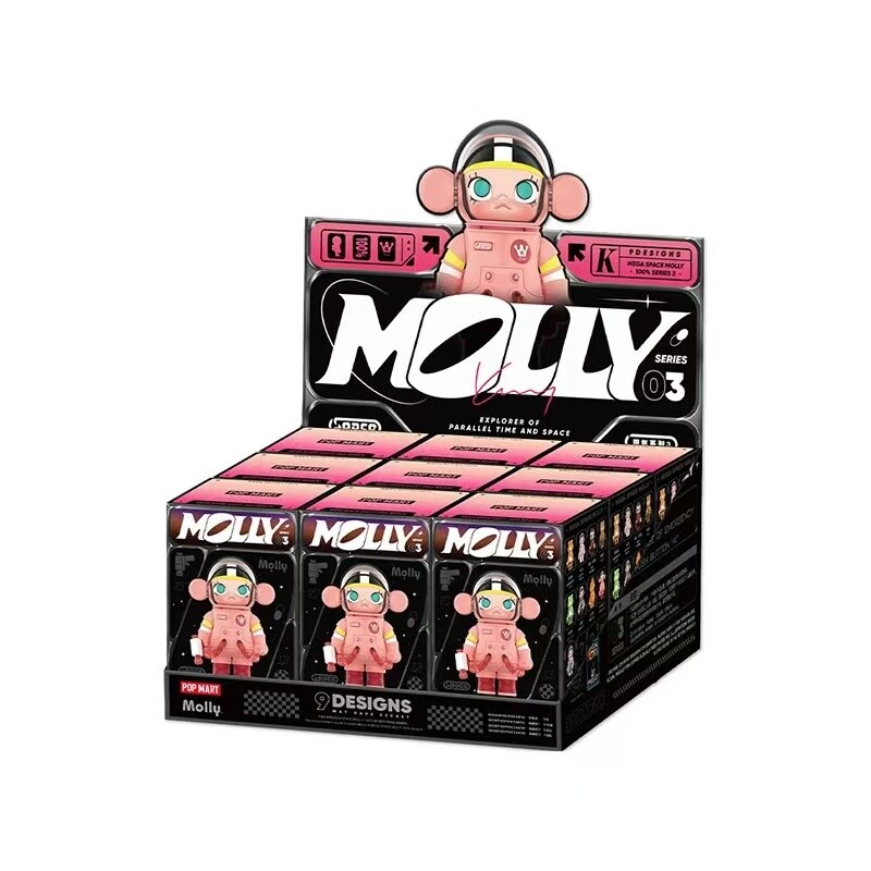 POP MART  MOLLY フィギュア 2個セット Amazon.co.jp: POP MART メガスペースモリー 100% 2-Bブラインド