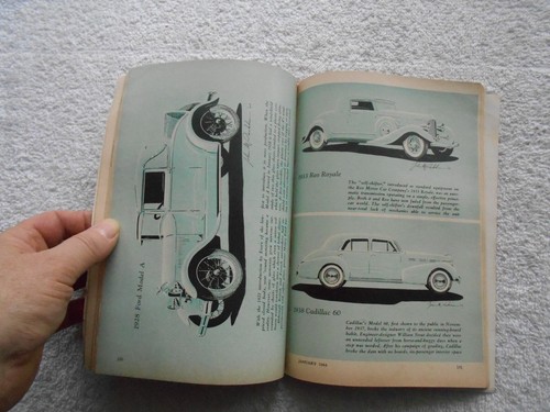 POPULAR MECHANICS Magazine-JANUARY,1964-FORD,PONTIAC,CHEVY,DODGE - Picture 2 of 3