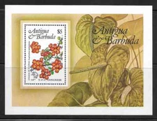 Antigua 759 Flowers Mint NH 
