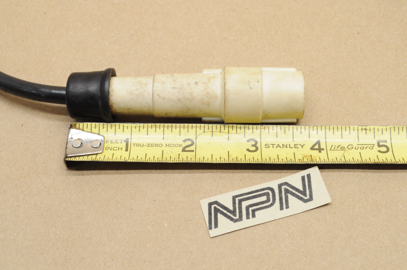 Vintage Triumph BSA Norton Spark Plug Wire Lead Cap Boot Cover And Plugs USED