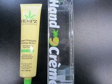 HEMPZ SWEET PINEAPPLE  HONEY MELON HYDRATING HERBAL HAND CREME 4 oz
