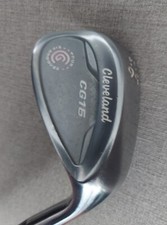 Cleveland CG16 Satin Chrome Tour Zip Grooves Wedge 56°-14 W R/H. Flex Shaft 50g.