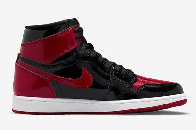 New Nike Jordan 1 Retro High OG Patent Bred 555088-063 Kids New Nike Jordan 1 Retro High OG Patent Bred 555088-063 Kids