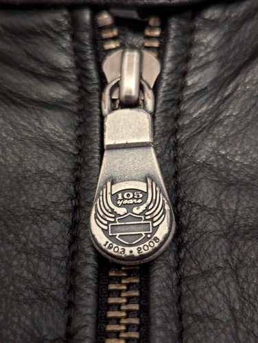 Harley Davidson 105th Anniversary Leather Jacket NICE!!! - Women's Medium - Picture 7 of 11