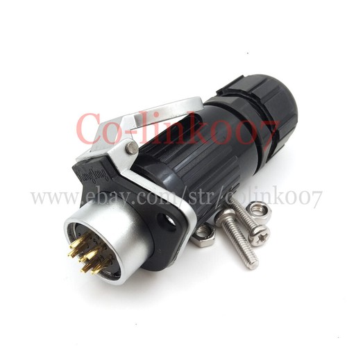 IP67 6pin Waterproof Connectors,Industrial Electric Aviation Auto Power Plug 15A - Picture 7 of 7